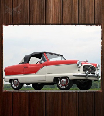 Металлическая табличка Nash Metropolitan Convertible